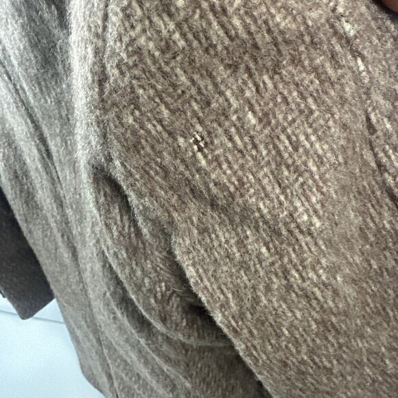 Vintage Woolrich Men's Men's Tweed Wool Lined 1950-60 Outdoor Overcoat Size 42 - Picture 5 of 16